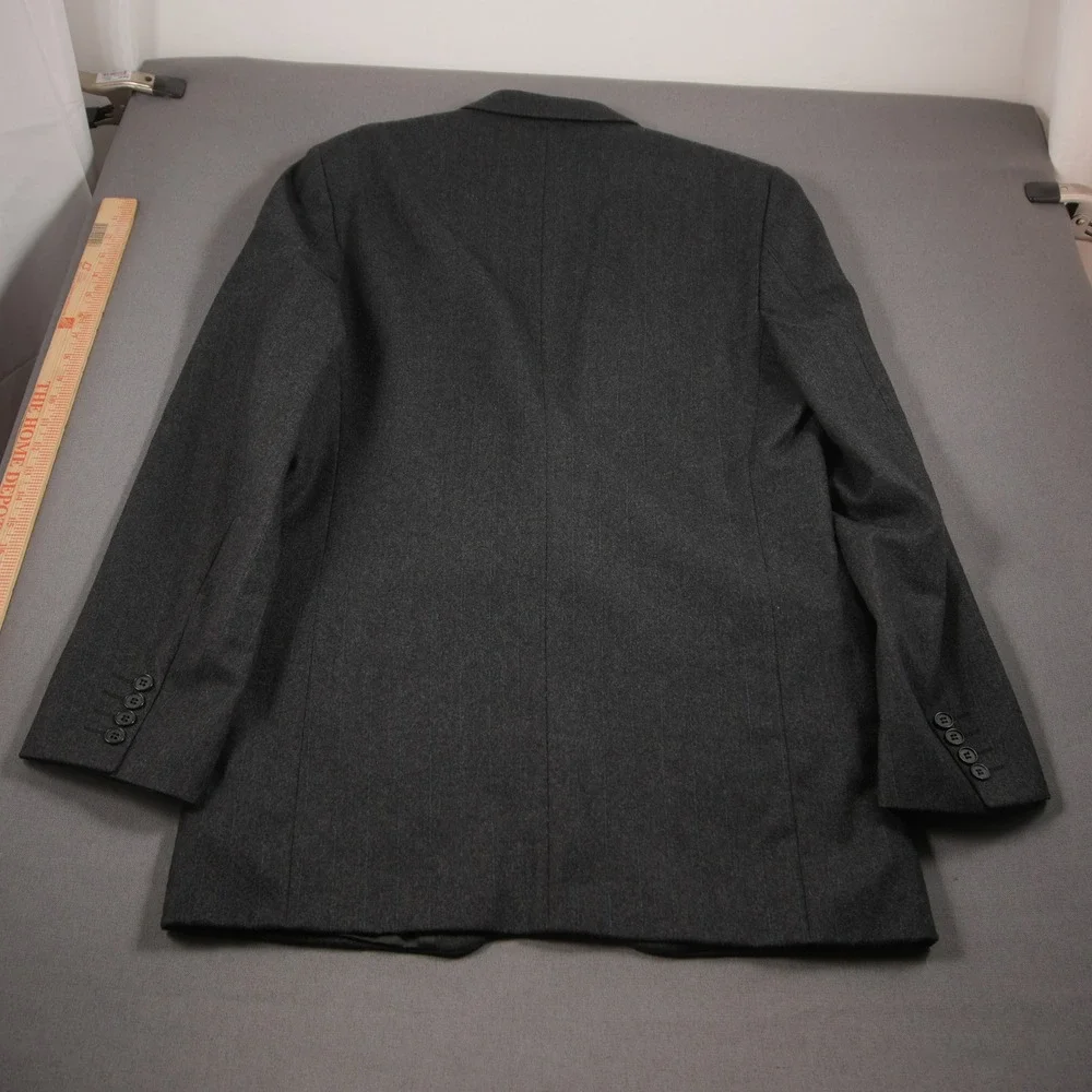 Yves Saint Laurent Pinstripe Virgin Wool Made in France Men Blazer Size 42L